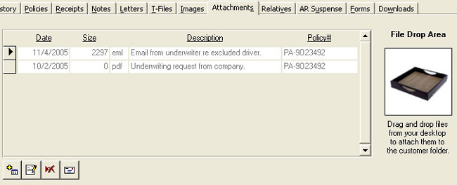 Attachments Browse